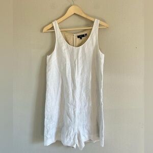 Theory Linen Blend Romper